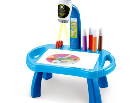 Children Learning Desk  Tracing Painting Table Toy Flexible Rotating Trace and Draw Projector Art Drawing Board Projection Early Educational Gift for Kids Over 3-Year-Old Online Hot Sale