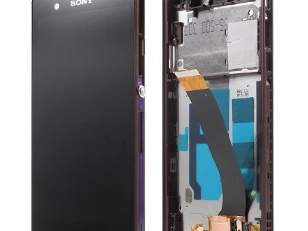 For Sony Xperia Z C6603 L36h LCD Screen and Digitizer Assembly with Front Housing OEM on Sale