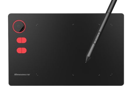 10MOONS G20 Graphics Drawing Tablet Ultralight Digital Art Creation Sketch with Battery-free Stylus 8 Pen Nibs 8192 Levels Pressure 12 Express Keys for PC Windows Android OTG Cheap