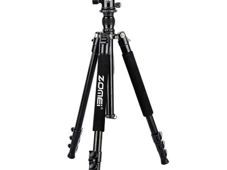 ZOMEi Q555 Lightweight Professional Alluminum Alloy Camera Tripod with 360 Ball Cheap