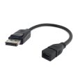 CY DP-048 DP DisplayPort Male to Mini DP DisplayPort Female Adapter for Displays HDTV Fashion