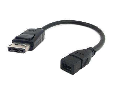 CY DP-048 DP DisplayPort Male to Mini DP DisplayPort Female Adapter for Displays HDTV Fashion