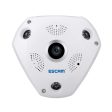 ESCAM Shark QP180 960P WiFi IP Camera 1.44mm Fisheye Lens Support VR APP Online Hot Sale