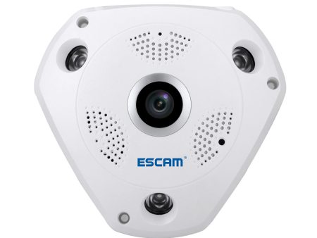 ESCAM Shark QP180 960P WiFi IP Camera 1.44mm Fisheye Lens Support VR APP Online Hot Sale