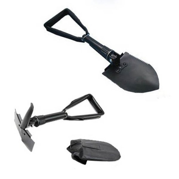 AOTU AT7571 Multi-functional Outdoor Folding Shovel Engineer Shovel for Camping Hiking on Sale