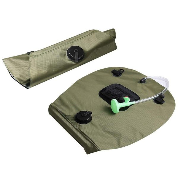 For Outdoor Camping 20L Large Capacity Portable Shower Bath Sunshine Heat Water Bag Hot on Sale