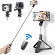 SELFIESHOW L02 Wireless Bluetooth Control Cellphone Selfie Stick 1 Meter Length Tripod Stand Online Sale