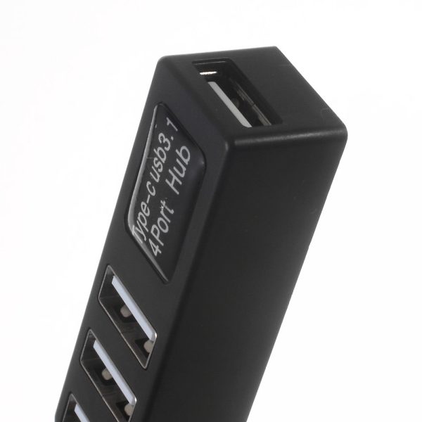 USB 3.1 Type-C to 4-Port USB 2.0 Hub Adapter (P-3101) Online Sale