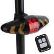 Safety Warning Bike Tail Lights USB Rechargeable LED Mini Bicycle Rear Turn Signal Lights with Remote Control on Sale