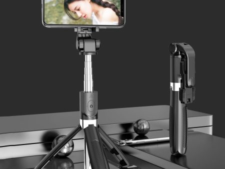 SELFIESHOW L01s Selfie Stick Tripod Extendable Bluetooth Monopod with 360 Degree Rotating Phone Clip and Remote Control Sale