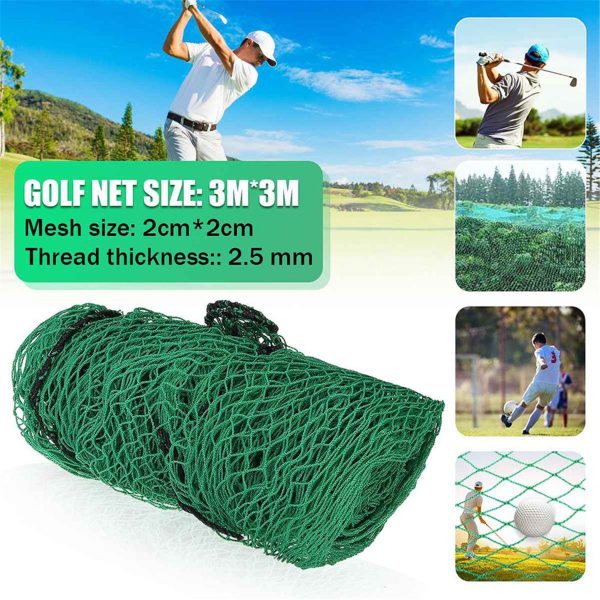 3 x 3 Meters Golf Practice Net High Impact Netting Training Aids Mesh Garden Netting for Outdoor Sports Accessories For Cheap