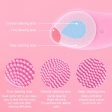 Facial Cleansing Brush Silicone Beauty Massager Electric 5 Speed Sonic Vibrating Scrubber for Deep Cleanser with IPX7 Waterproof Online Sale