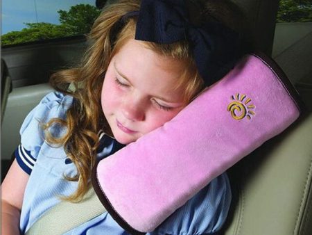 Comfortable Suede Shoulder Pad Car Seat Belt Cushion for Kids Children Online Sale