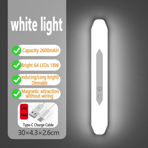 LED Wardrobe Closet Cabinet Light Motion Sensor Light Induction Lamp Kitchen Lighting For Discount