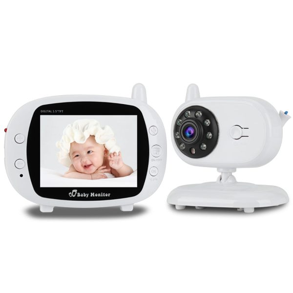 2.4G Digital Wireless 3.5 inch Color LCD Baby Monitor 5m Night Vision SP850 For Discount