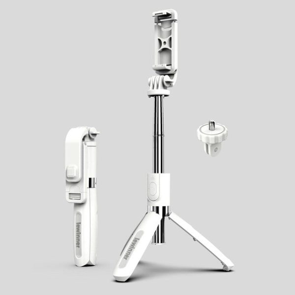 SELFIESHOW L02 Wireless Bluetooth Control Cellphone Selfie Stick 1 Meter Length Tripod Stand Online Sale