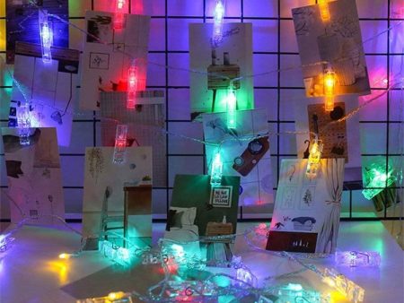 LED Photo Clip String Light Battery Powered Fairy Lights with Clips Online