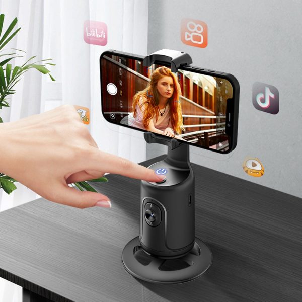 P01 Auto Face Tracking Tripod 360-Degree Rotation Phone Camera Mount Smart Shooting Phone Motion Tracking Holder for Live Vlog Streaming Video Online Sale