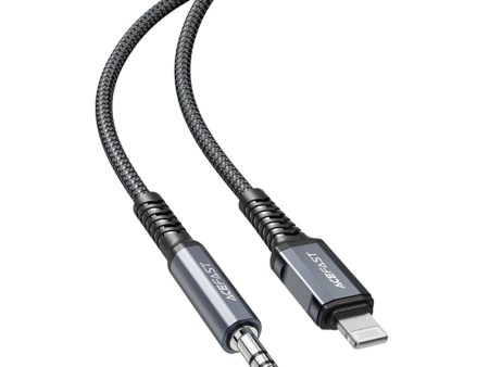 ACEFAST C1-06 Lightning Male to 3.5mm Male Aluminum Alloy Audio Cable Woven Cord 1.2m (MFI Certificated) Fashion