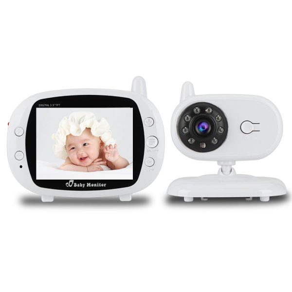 2.4G Digital Wireless 3.5 inch Color LCD Baby Monitor 5m Night Vision SP850 For Discount