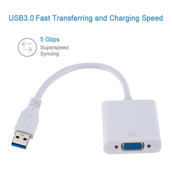 USB3.0 To VGA Adapter USB to VGA External Video Card VGA Converter For Cheap