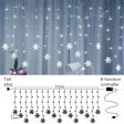 LED Christmas Light Snowflake String Light 8 Modes LED Fairy Night Light Perfect for Christmas Wedding Party Online