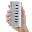 ORICO Aluminum 7 Ports USB 3.0 Hub with USB 3.0 Cable (M3H7) Online Hot Sale