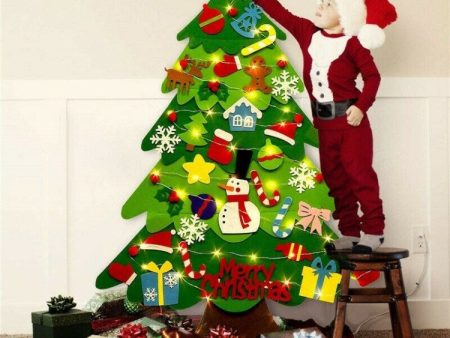 DIY Glowing Christmas Tree with 20 Lights Kids Toddlers Xmas Gifts Merry Christmas Decor on Sale