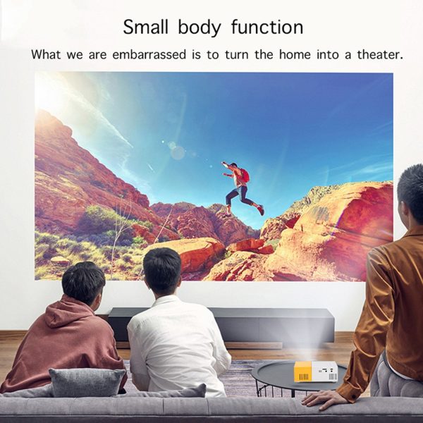 MP20 720P   1080P Mini LED Projector Portable Video Projector with Built-in Speaker Remote Control Support HD   AV   USB   Audio 3.5mm Interface For Cheap